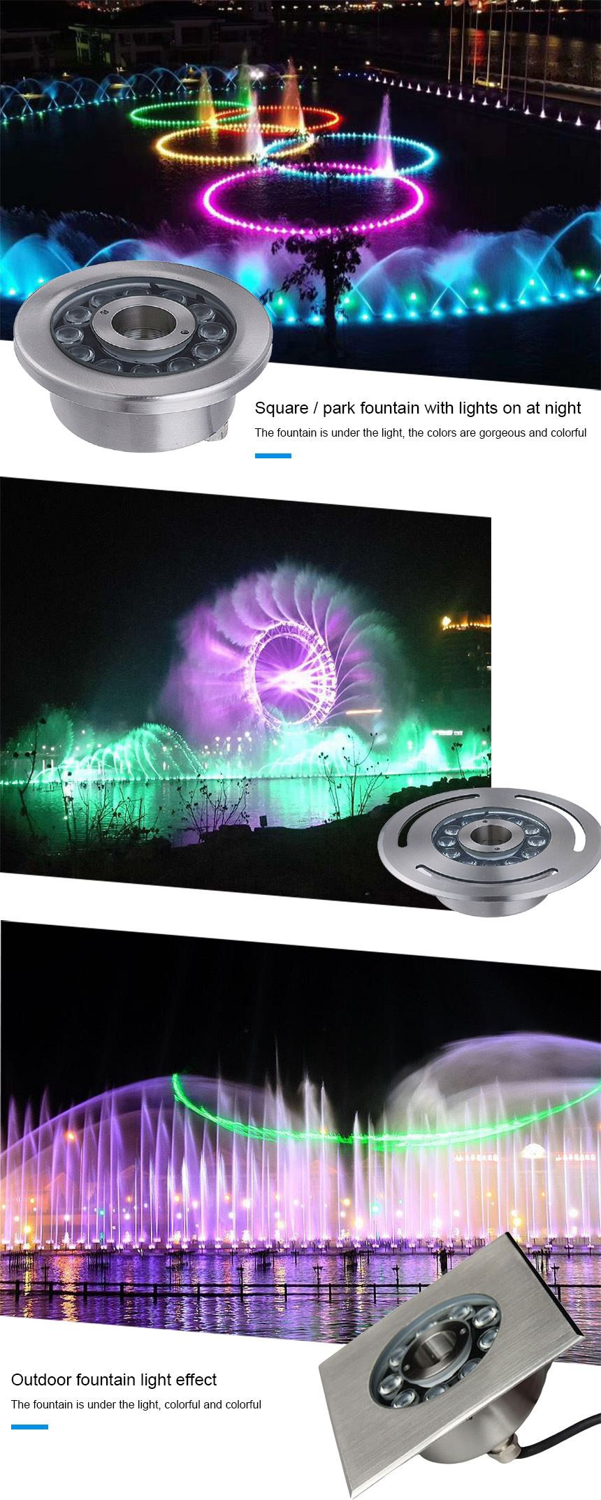 190GK pool light lamp circle swimming